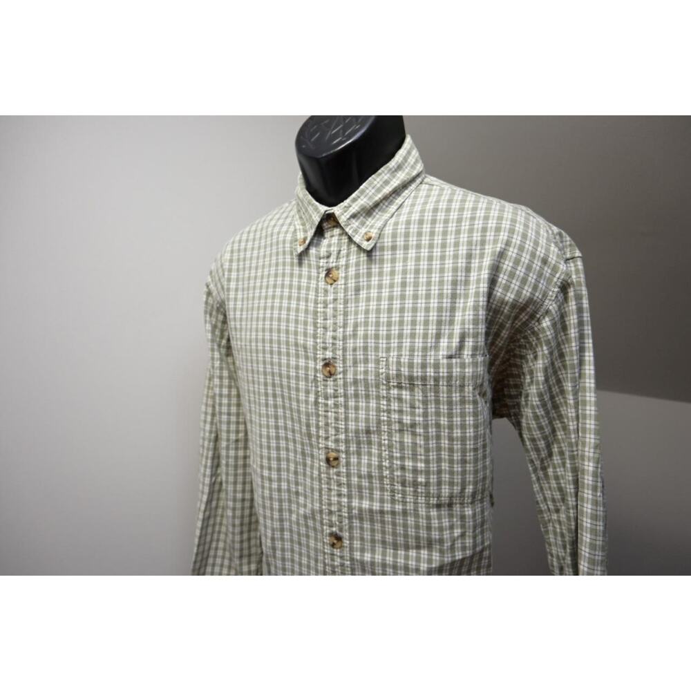 Duluth Trading Co. Dress Shirt‎ Plaid Long Sleeve Button Up Mens Size Large